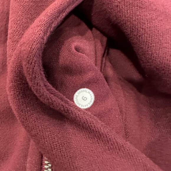 NWOT Lululemon Scuba Hoodie *Light Cotton Fleece - Picture 6 of 6